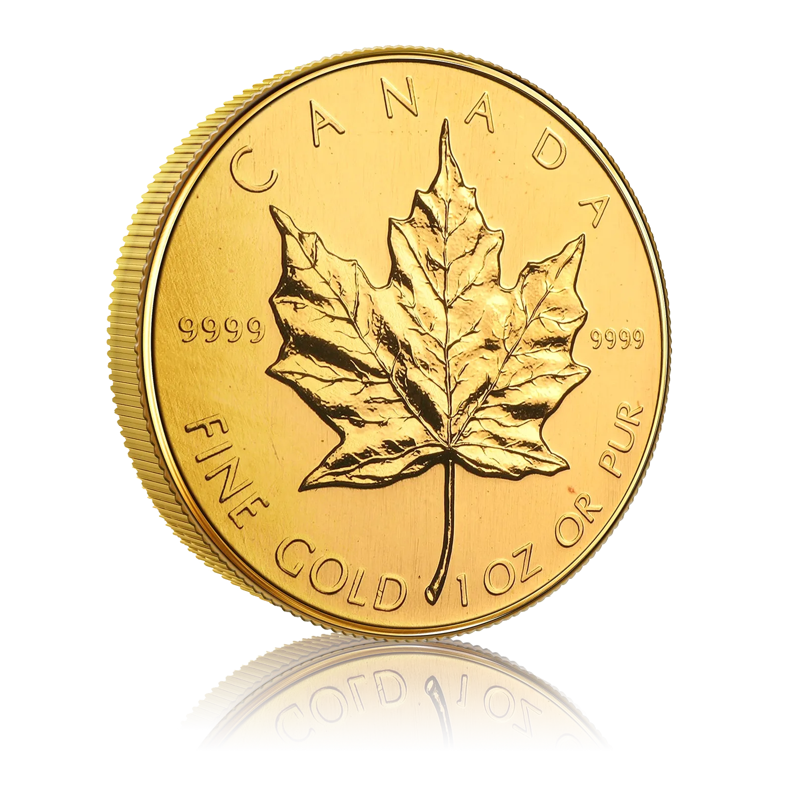 1 Oz Gold Canadian Maple Leaf (1988) 4